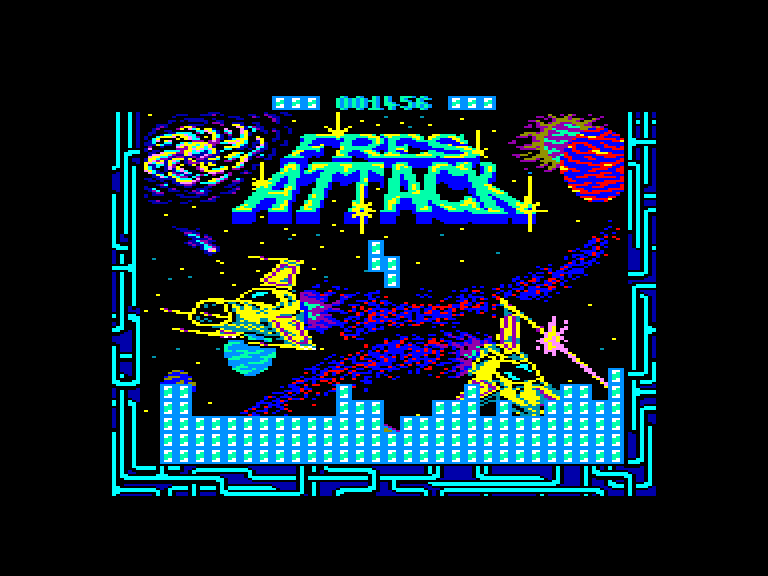 screenshot of the Amstrad CPC game Frestris by GameBase CPC