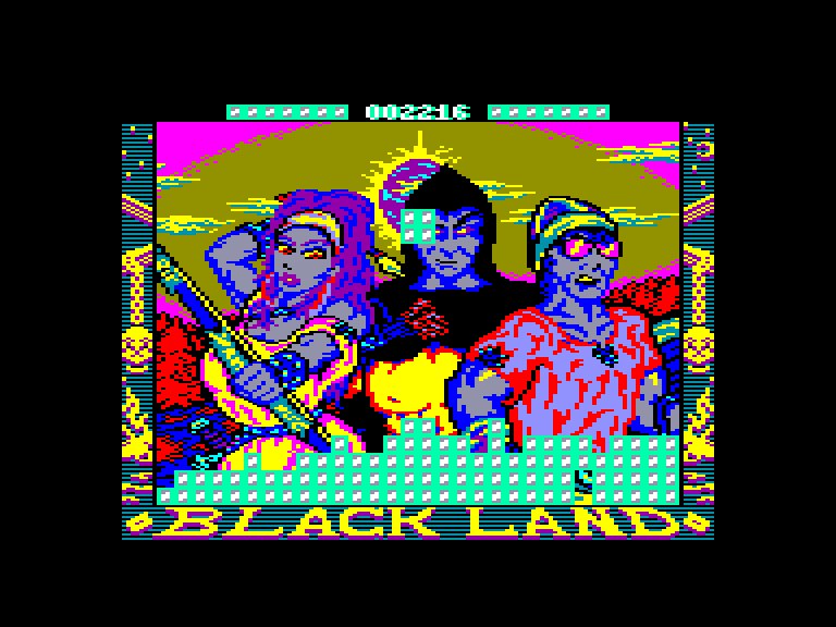 screenshot of the Amstrad CPC game Frestris by GameBase CPC