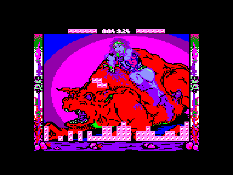 screenshot of the Amstrad CPC game Frestris by GameBase CPC