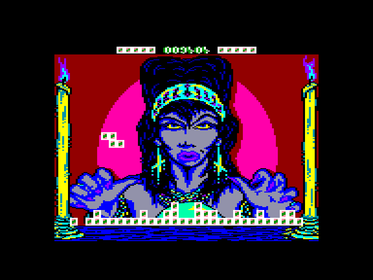 screenshot of the Amstrad CPC game Frestris by GameBase CPC