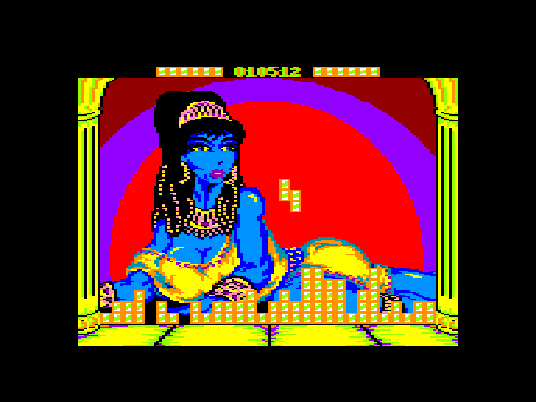 screenshot of the Amstrad CPC game Frestris by GameBase CPC