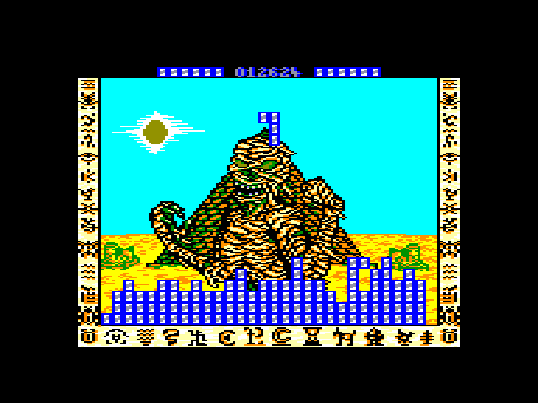 screenshot of the Amstrad CPC game Frestris by GameBase CPC