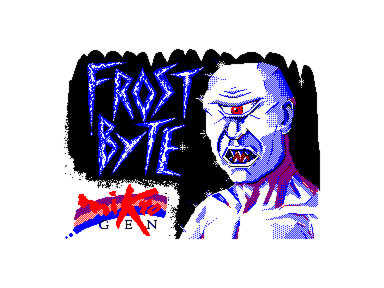 screenshot du jeu Amstrad CPC Frost Byte