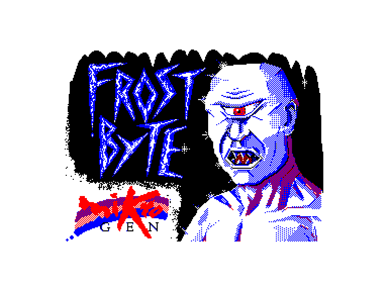 screenshot of the Amstrad CPC game Frost Byte by GameBase CPC