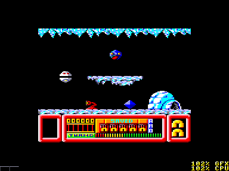 screenshot of the Amstrad CPC game Frost Byte by GameBase CPC
