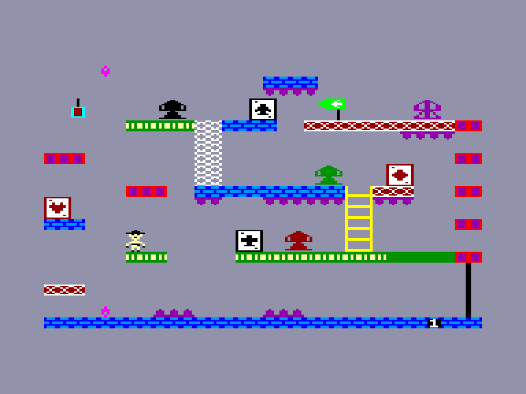 screenshot of the Amstrad CPC game Fu-kung in las vegas by GameBase CPC