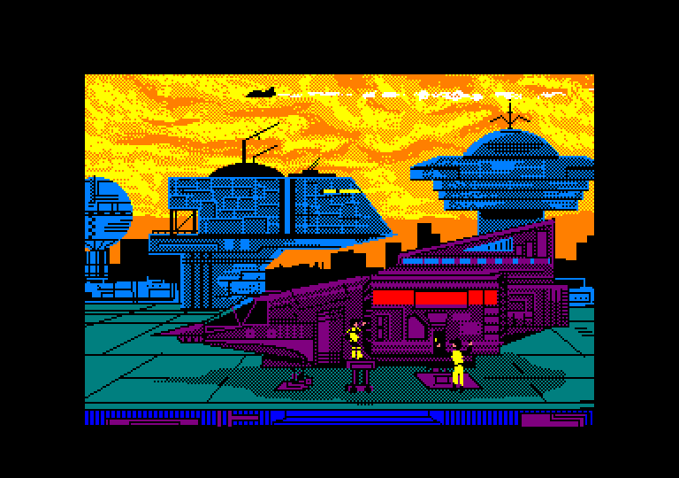 screenshot of the Amstrad CPC game Fugitif by GameBase CPC