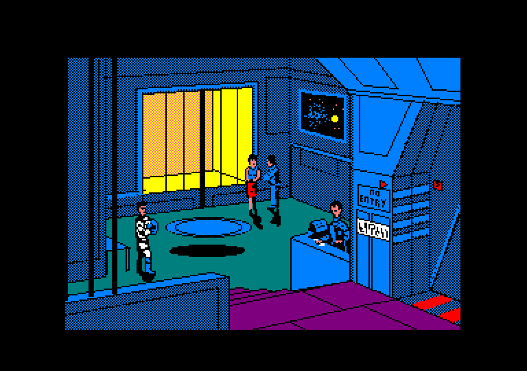 screenshot of the Amstrad CPC game Fugitif by GameBase CPC