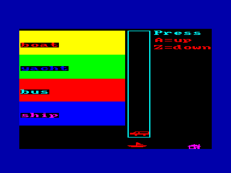 screenshot of the Amstrad CPC game Fun School - For Under 12s by GameBase CPC