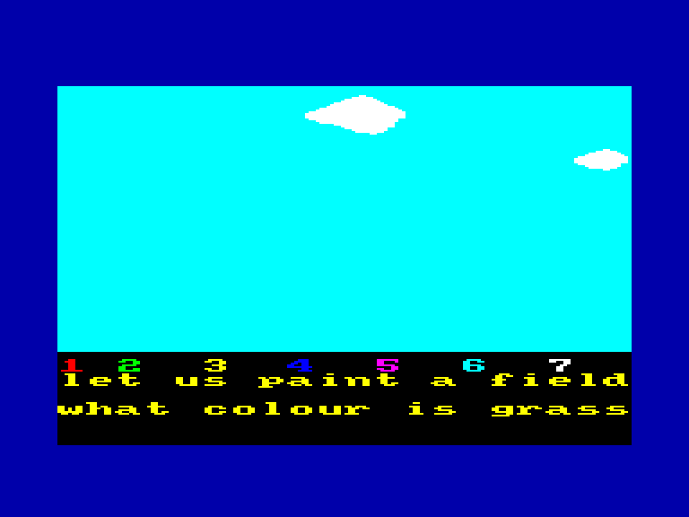 screenshot of the Amstrad CPC game Fun School - For the Under 5s by GameBase CPC