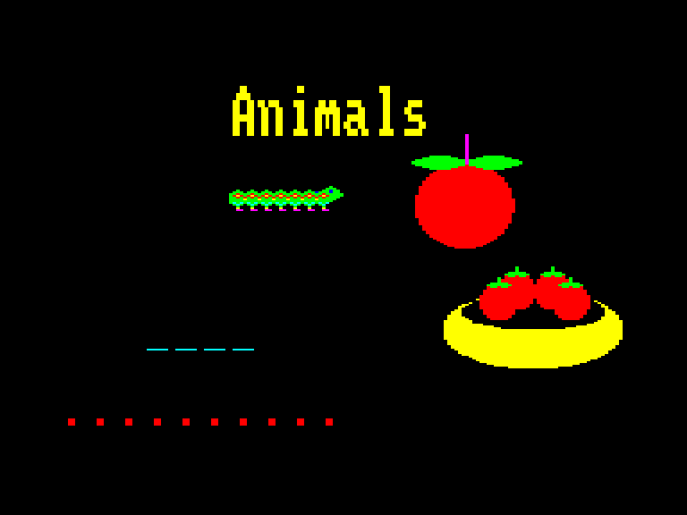 screenshot of the Amstrad CPC game Fun School 2 - For the 6 to 8s by GameBase CPC