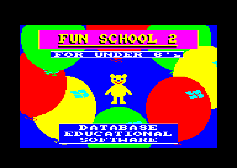 screenshot of the Amstrad CPC game Fun School 2 - For the Under 6s by GameBase CPC