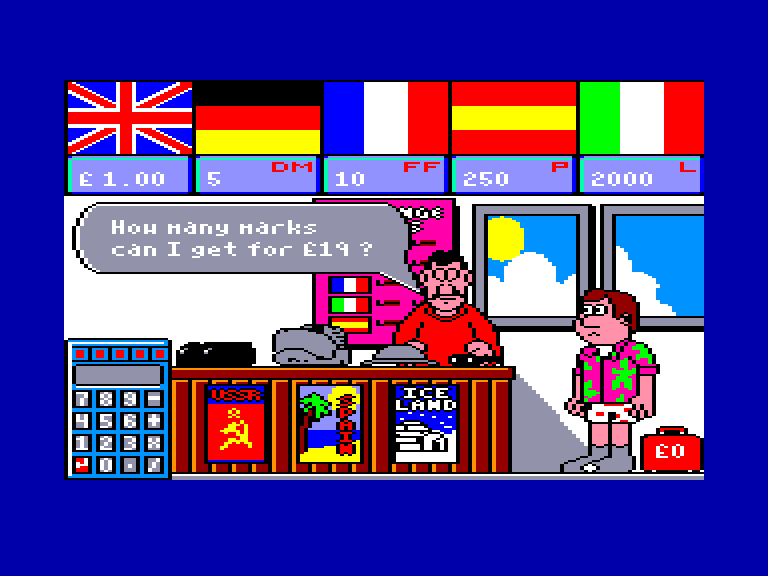 screenshot of the Amstrad CPC game Fun School 4 - Over 7s by GameBase CPC