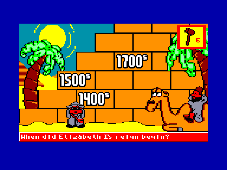 screenshot of the Amstrad CPC game Fun School 4 - Over 7s by GameBase CPC