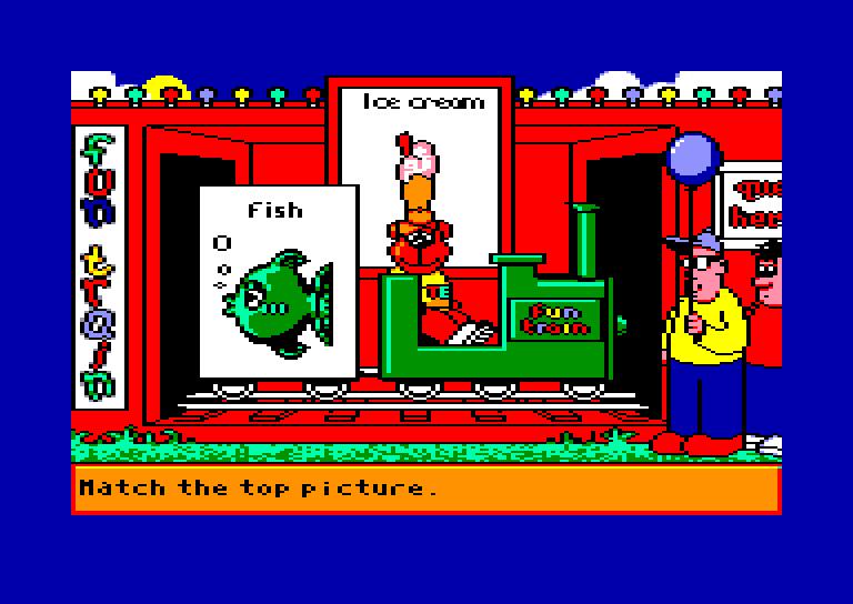 screenshot of the Amstrad CPC game Fun School 4 - For the Under 5s by GameBase CPC