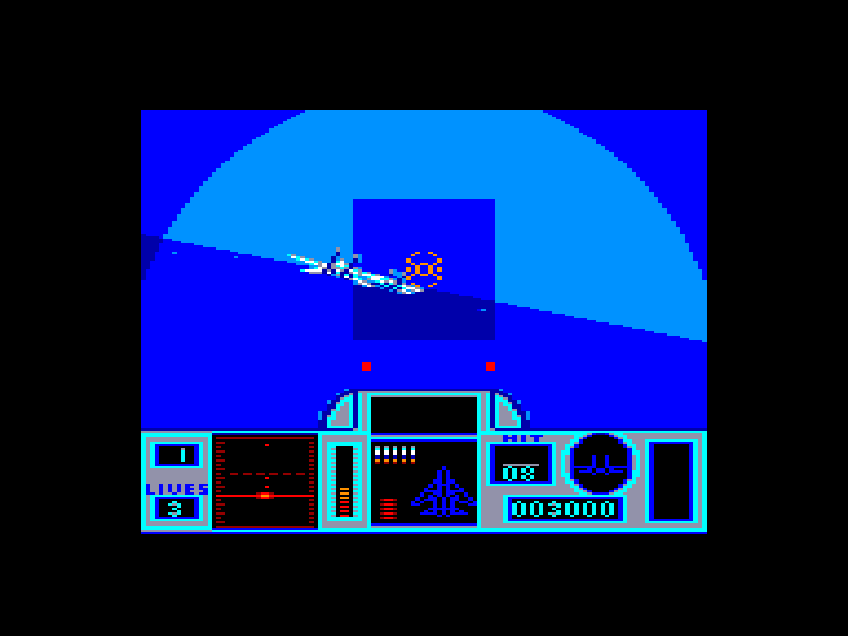 screenshot of the Amstrad CPC game G-Loc - R360 by GameBase CPC