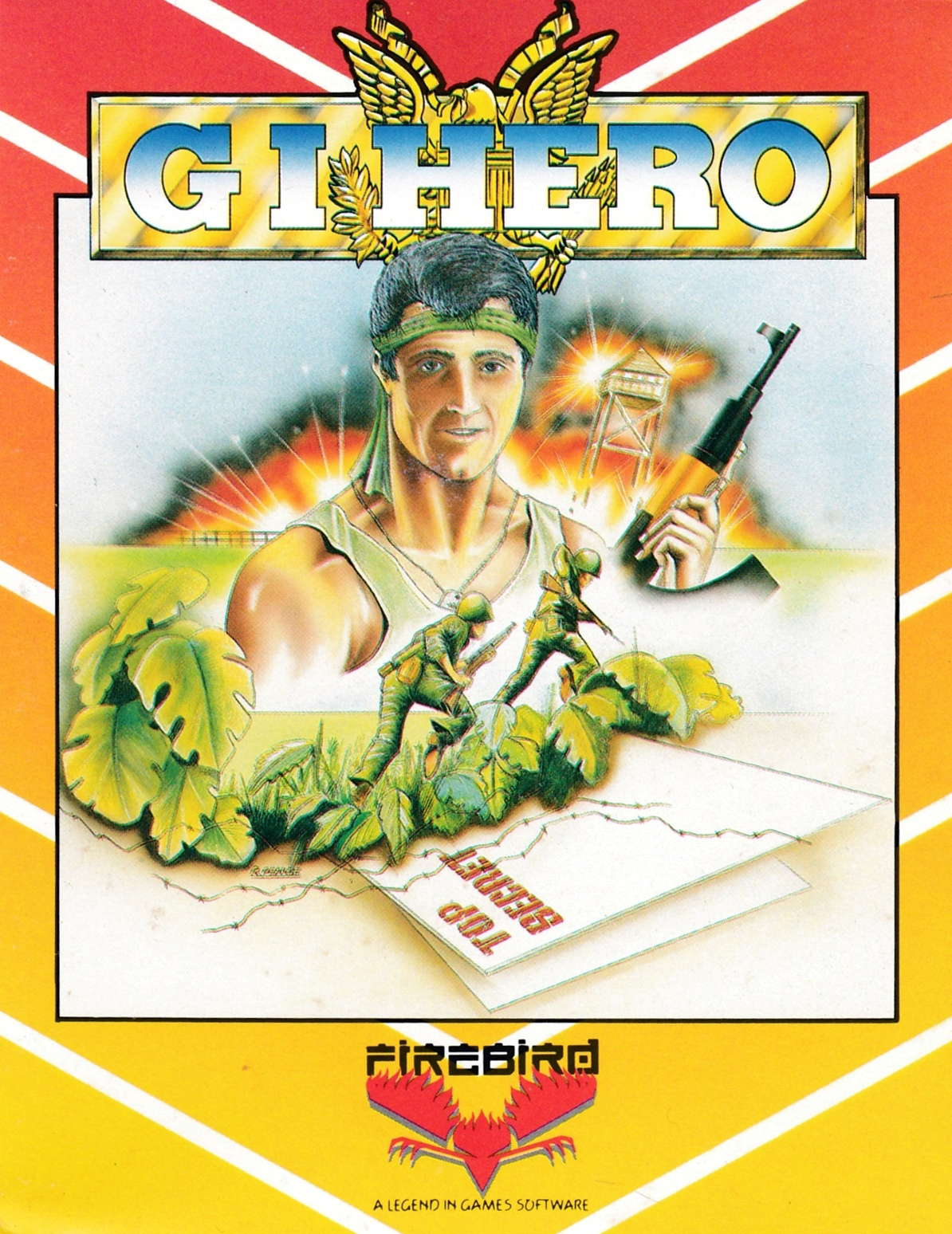 cover of the Amstrad CPC game G.I. Hero  by GameBase CPC