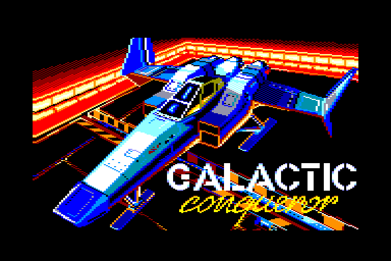 screenshot of the Amstrad CPC game Galactic conqueror by GameBase CPC