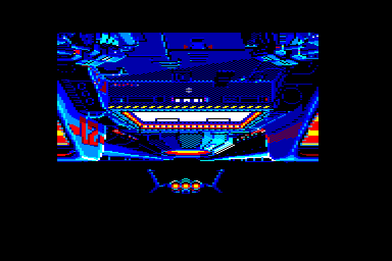 screenshot of the Amstrad CPC game Galactic conqueror by GameBase CPC