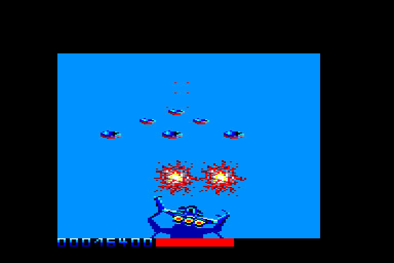 screenshot of the Amstrad CPC game Galactic conqueror by GameBase CPC