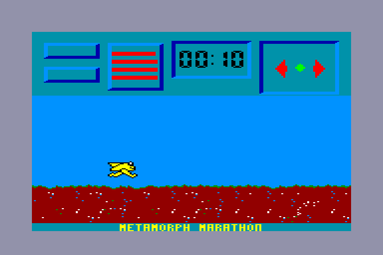 screenshot of the Amstrad CPC game Galactic games by GameBase CPC