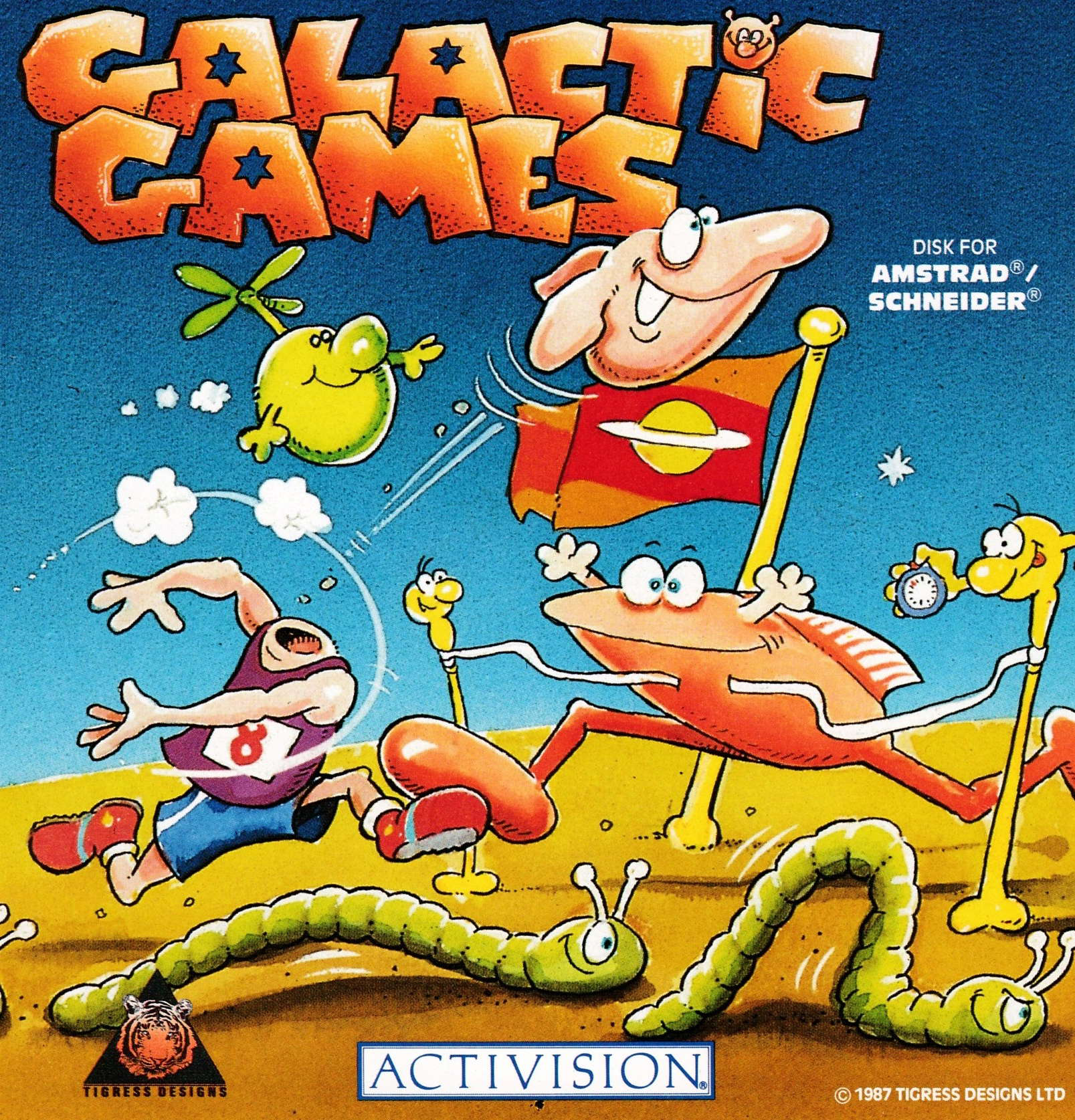 cover of the Amstrad CPC game Galactic Games  by GameBase CPC