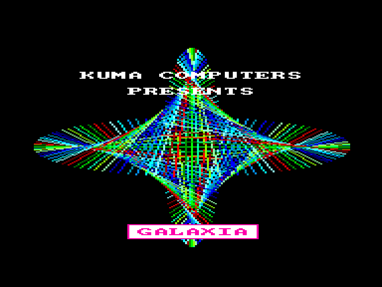 screenshot du jeu Amstrad CPC Galaxia