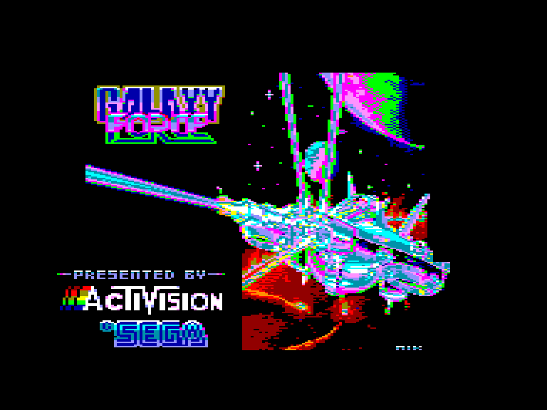 screenshot of the Amstrad CPC game Galaxy force by GameBase CPC