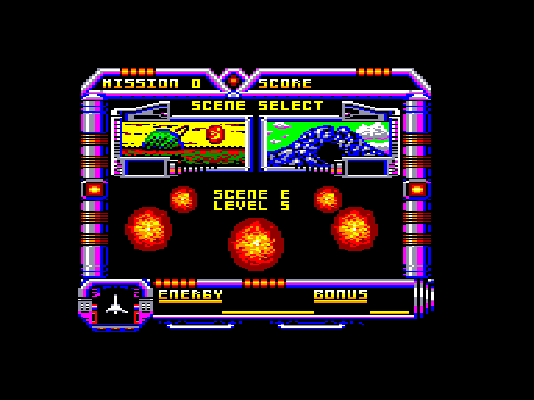 screenshot of the Amstrad CPC game Galaxy force by GameBase CPC