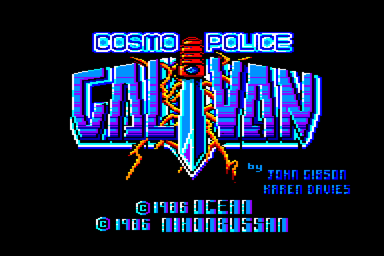 screenshot of the Amstrad CPC game Galivan by GameBase CPC