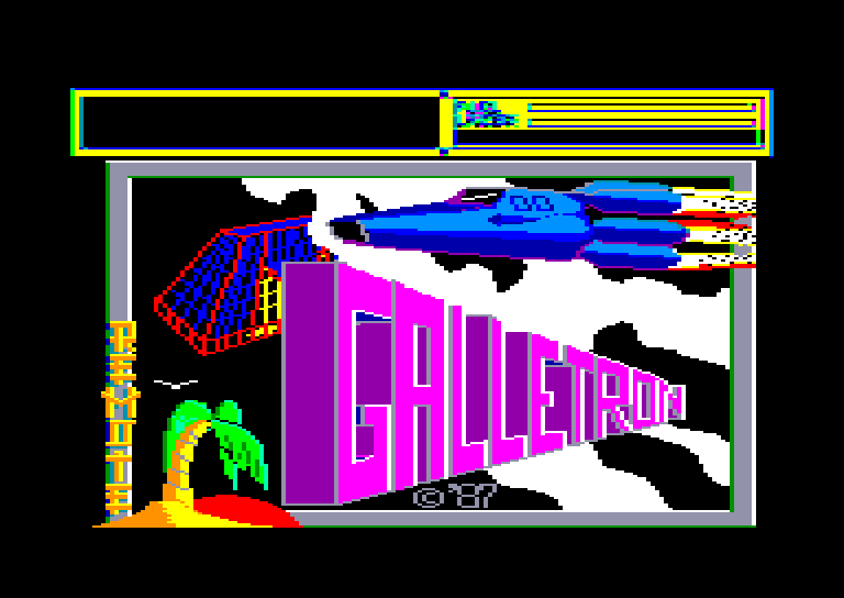 screenshot of the Amstrad CPC game Gallitron by GameBase CPC