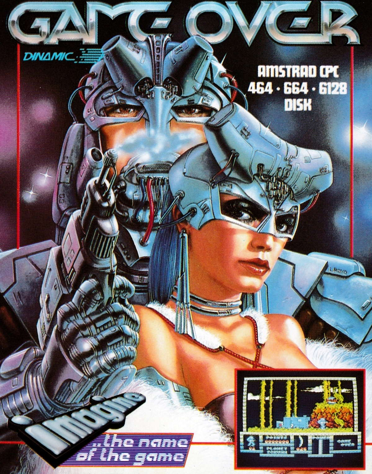 cover of the Amstrad CPC game Game Over  by GameBase CPC