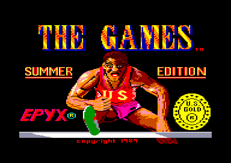 screenshot of the Amstrad CPC game Games - Summer Edition (the) by GameBase CPC