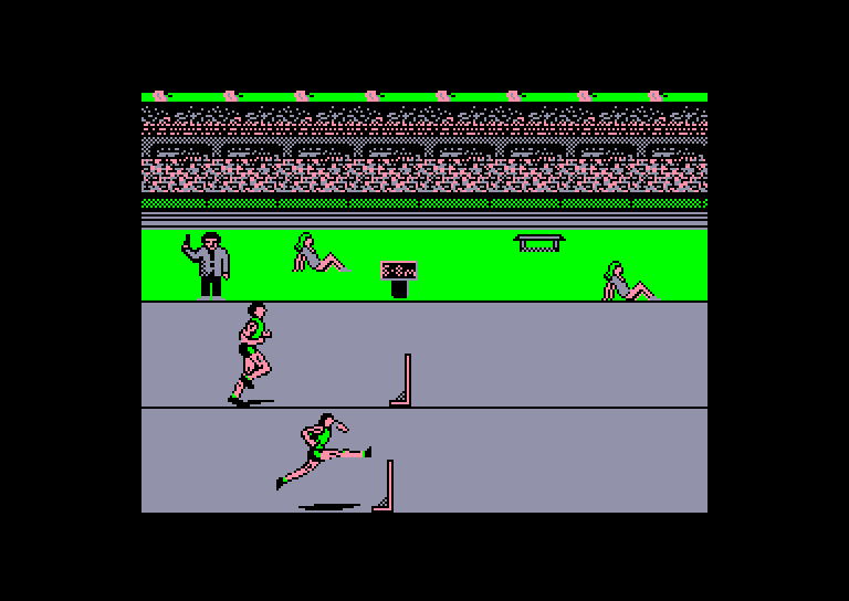 screenshot of the Amstrad CPC game Games - Summer Edition (the) by GameBase CPC