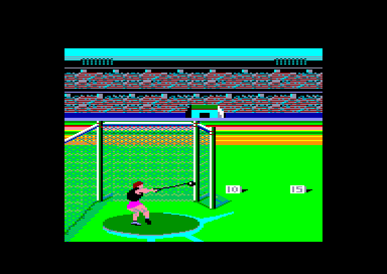 screenshot of the Amstrad CPC game Games - Summer Edition (the) by GameBase CPC