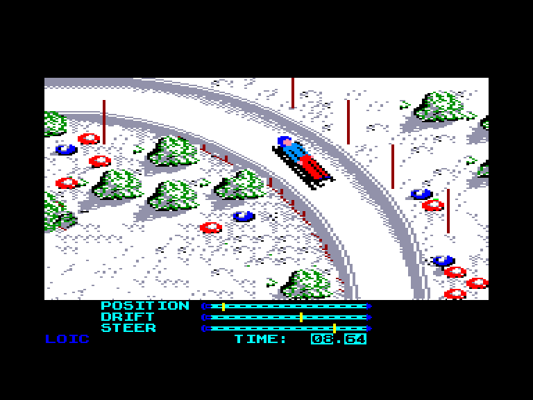 screenshot of the Amstrad CPC game Games: winter edition (the) by GameBase CPC