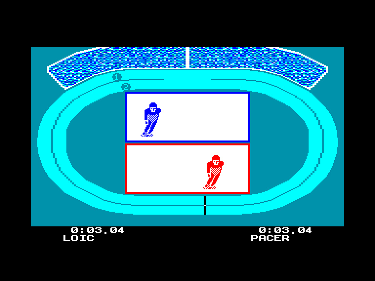 screenshot of the Amstrad CPC game Games: winter edition (the) by GameBase CPC