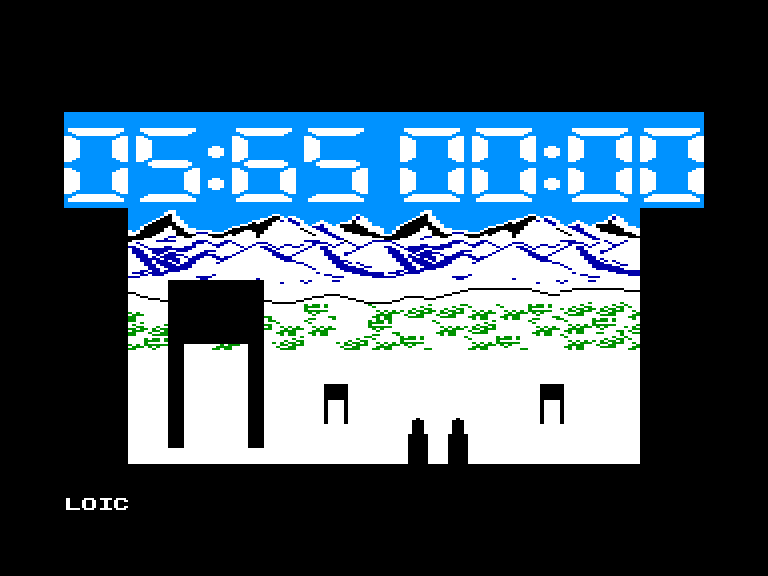 screenshot of the Amstrad CPC game Games: winter edition (the) by GameBase CPC