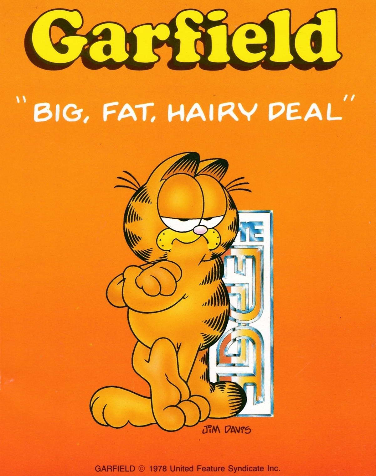 screenshot of the Amstrad CPC game Garfield - Big, Fat, Hairy Deal by GameBase CPC