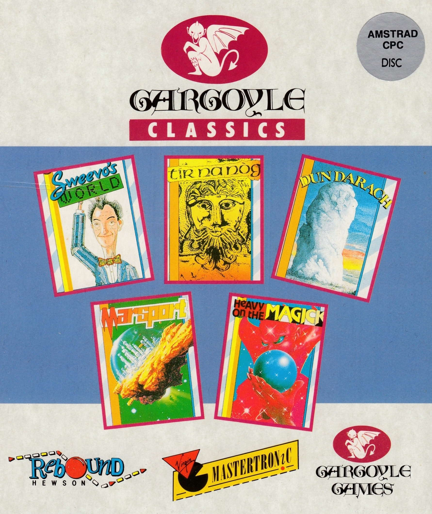 cover of the Amstrad CPC game Gargoyle Classics  by GameBase CPC