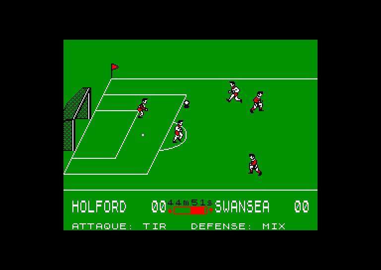 screenshot of the Amstrad CPC game Gary Lineker's Superstar Football by GameBase CPC