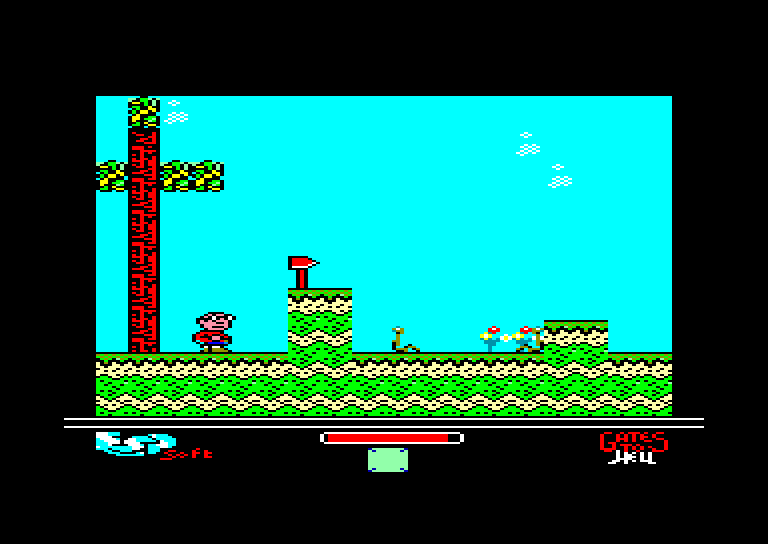 screenshot of the Amstrad CPC game Gates to Hell by GameBase CPC