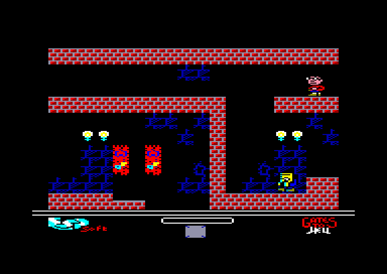 screenshot of the Amstrad CPC game Gates to Hell by GameBase CPC
