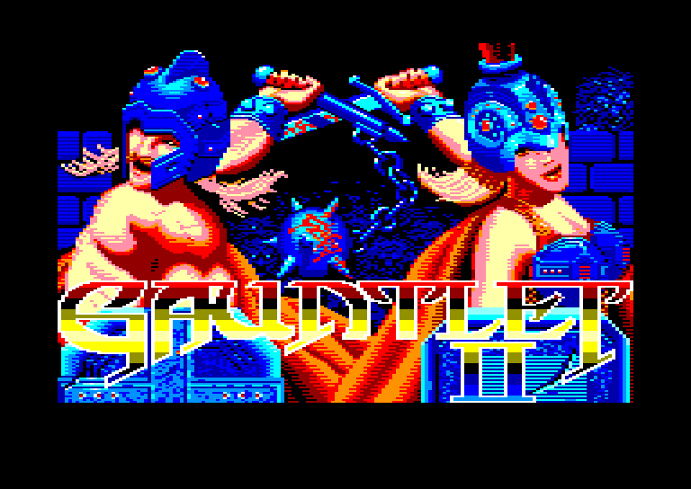 screenshot of the Amstrad CPC game Gauntlet II by GameBase CPC