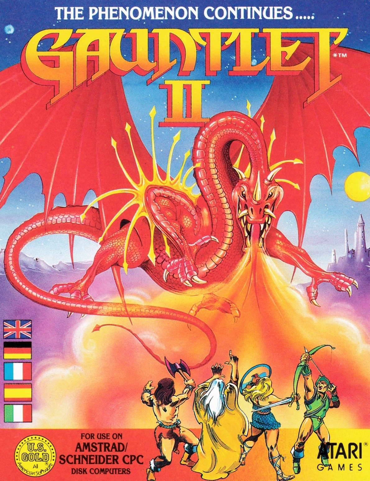 cover of the Amstrad CPC game Gauntlet II  by GameBase CPC