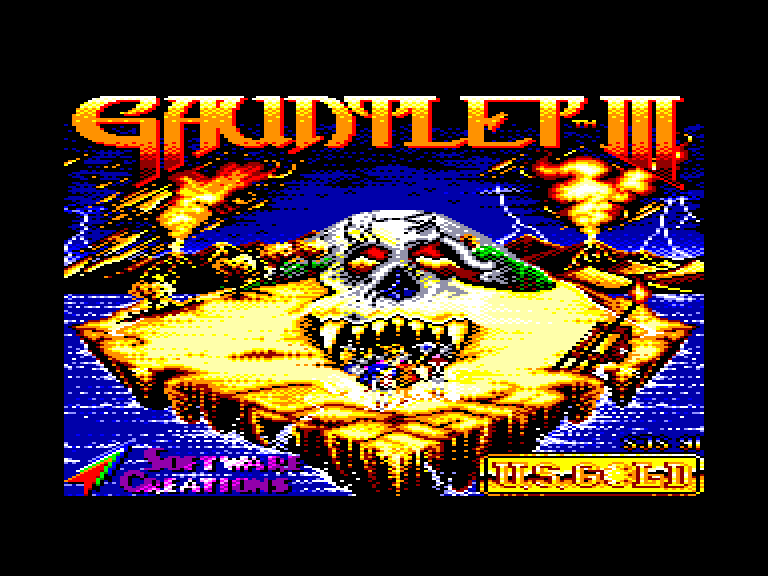 screenshot of the Amstrad CPC game Gauntlet III - The Final Quest by GameBase CPC