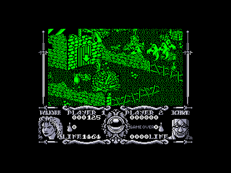 screenshot of the Amstrad CPC game Gauntlet III - The Final Quest by GameBase CPC