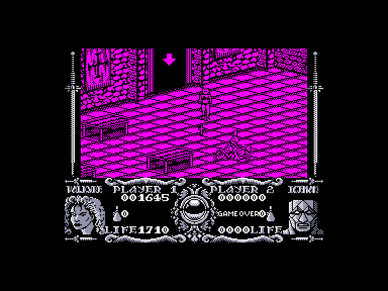 screenshot of the Amstrad CPC game Gauntlet III - The Final Quest by GameBase CPC