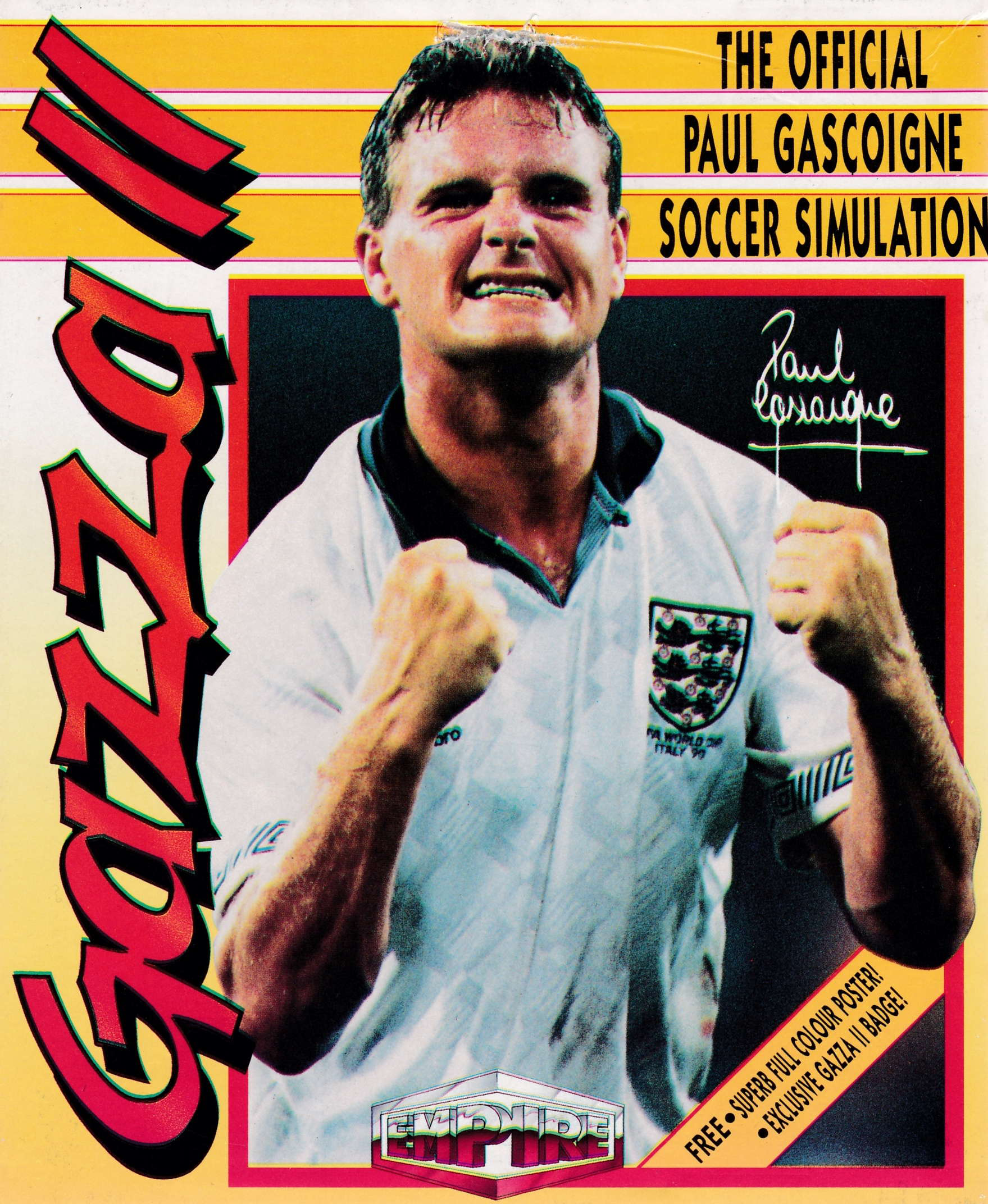 cover of the Amstrad CPC game Gazza II  by GameBase CPC