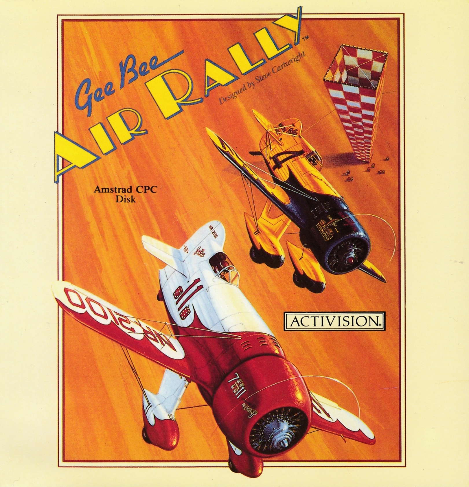 cover of the Amstrad CPC game Gee Bee Air Rally  by GameBase CPC